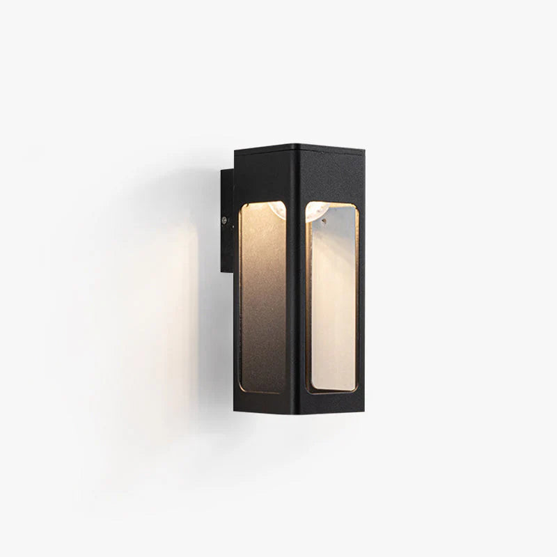 Metal LED Wall Light Outdoor Minimalist Design | Solitha
