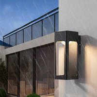 Metal LED Wall Light Outdoor Minimalist Design | Solitha