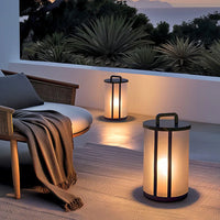 Modern Acrylic Outdoor Lantern Pillar Light | Lunavo