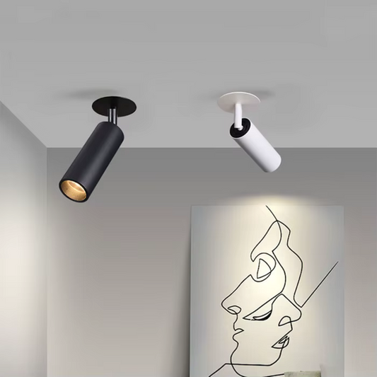 Modern LED Ceiling Light in Aluminium – Iriso