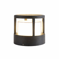 Modern Metal Acrylic Bollard Light Outdoor Garden | Tunero