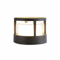 Modern Metal Acrylic Bollard Light Outdoor Garden | Tunero