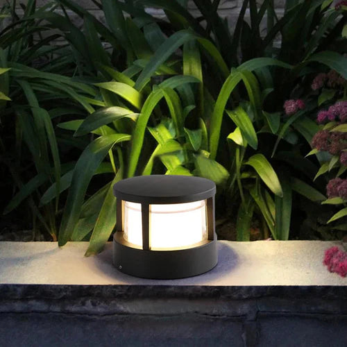 Modern Metal Acrylic Bollard Light Outdoor Garden | Tunero