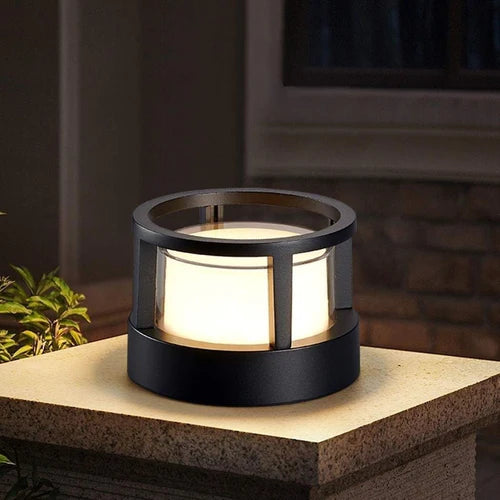 Modern Metal Acrylic Bollard Light Outdoor Garden | Tunero
