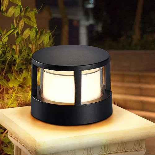 Modern Metal Acrylic Bollard Light Outdoor Garden | Tunero
