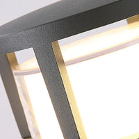 Modern Metal Acrylic Bollard Light Outdoor Garden | Tunero