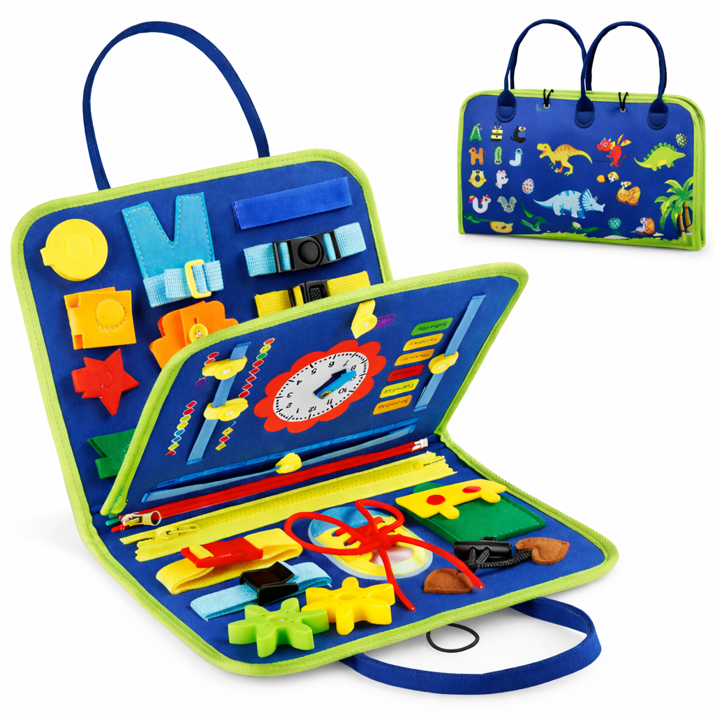 Montessori Toy Busy Board Toddler Activity Book | Activio