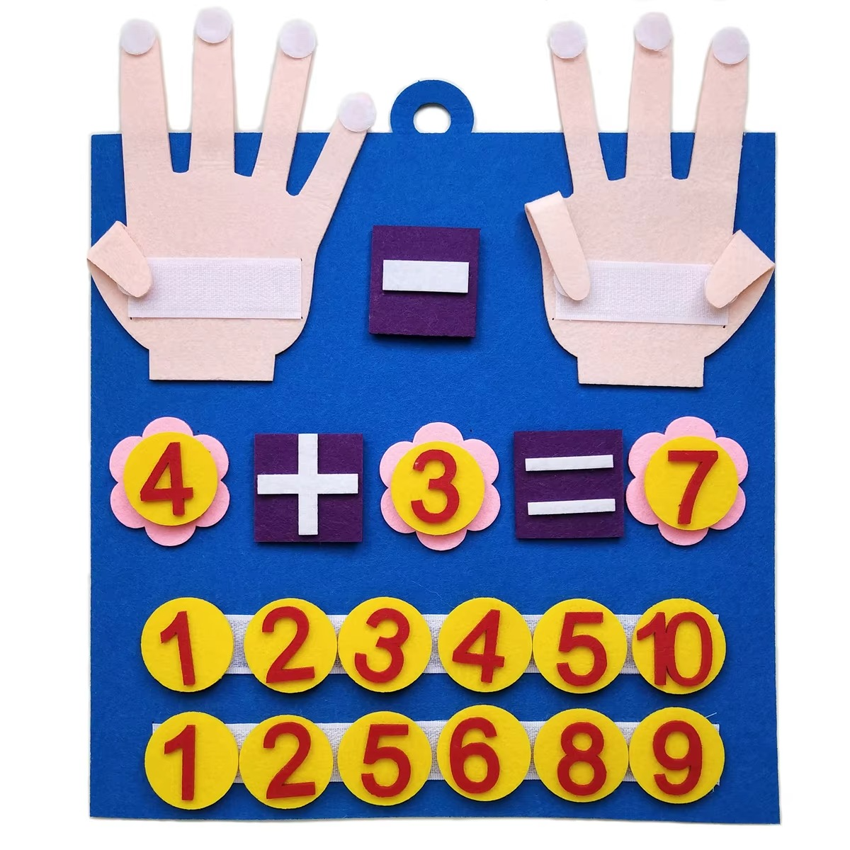Montessori Toy Felt Counting Board Math Set | Numerio