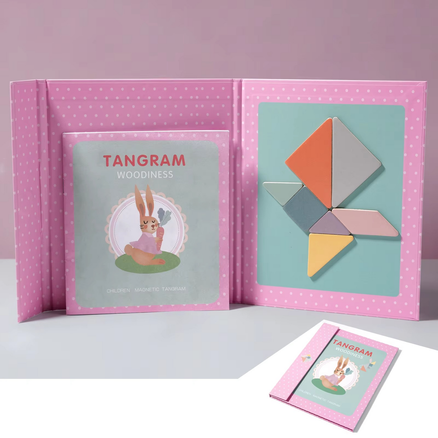 Montessori Toy Magnetic Tangram Puzzle | Maglori