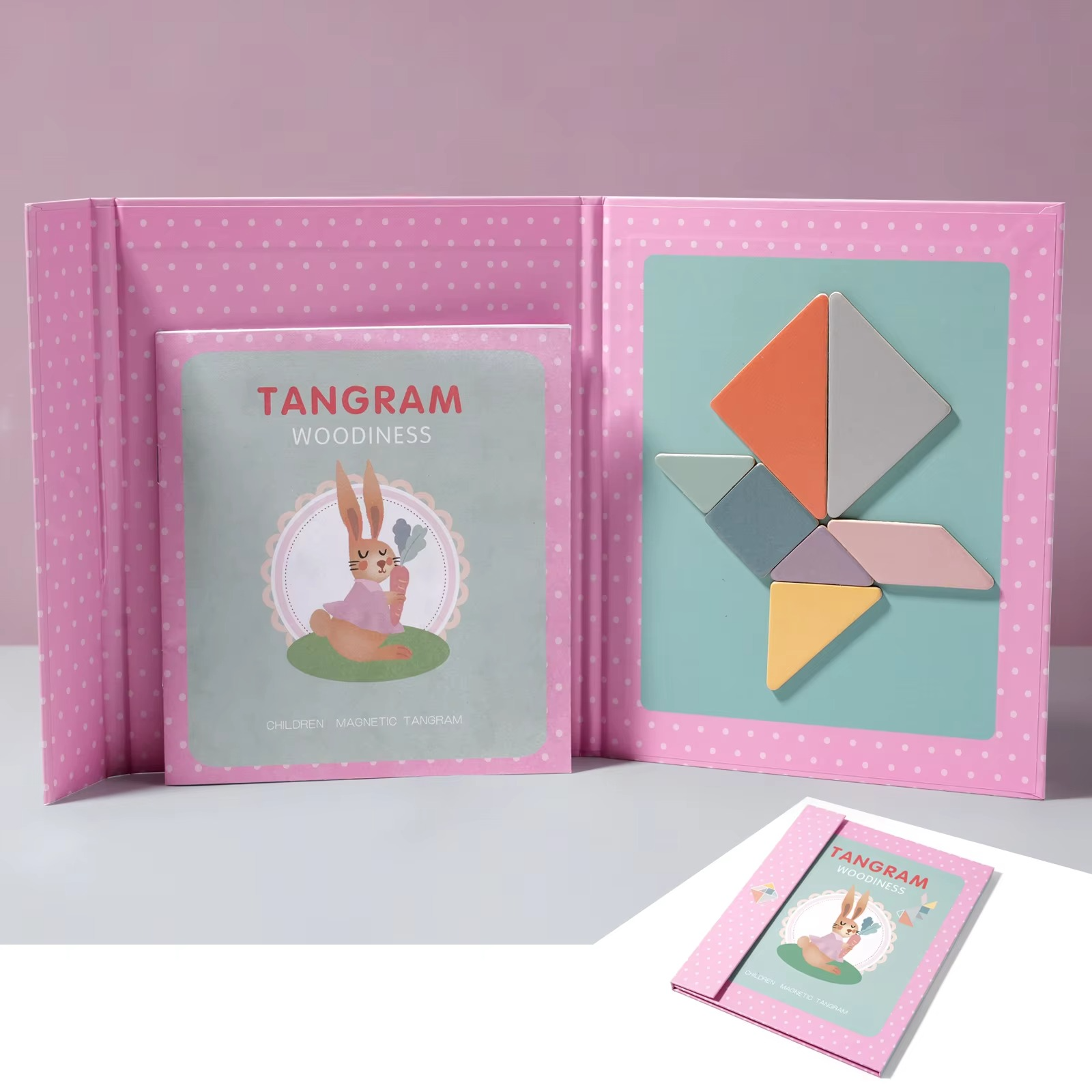 Montessori Toy Magnetic Tangram Puzzle | Maglori