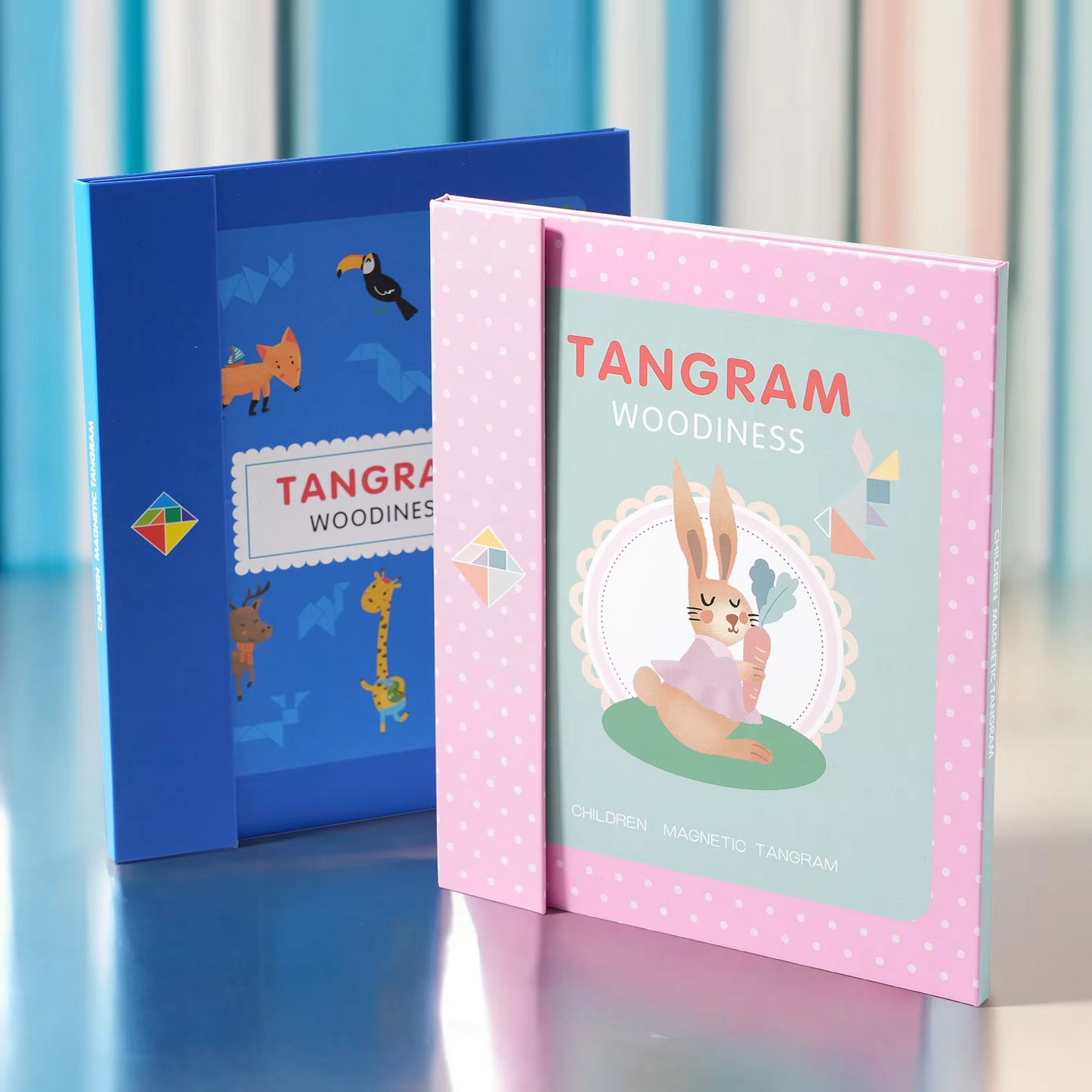 Montessori Toy Magnetic Tangram Puzzle | Maglori