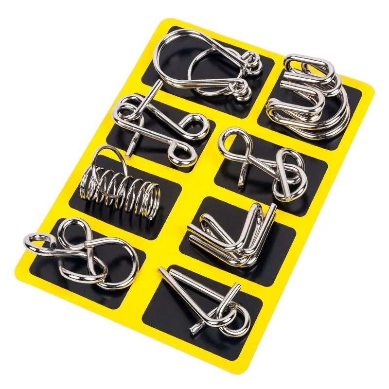 Montessori Toy Metal Wire Puzzle Set | Nexaro