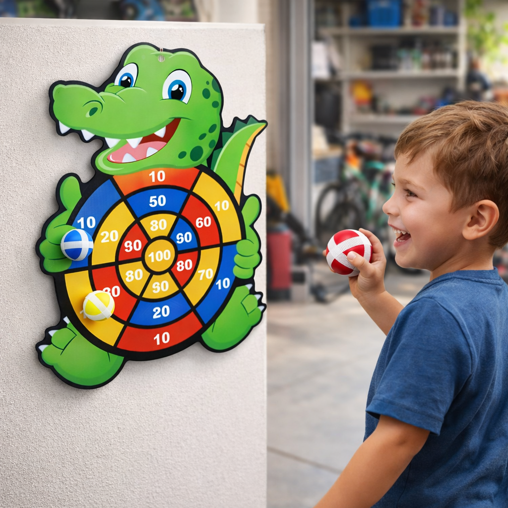 Montessori Toy Sticky Ball Dartboard Kids Game | Relado