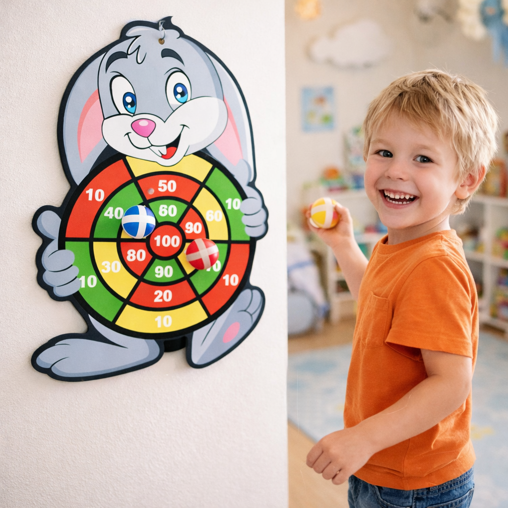 Montessori Toy Sticky Ball Dartboard Kids Game | Relado