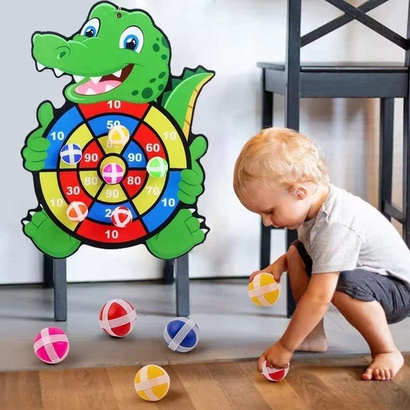 Montessori Toy Sticky Ball Dartboard Kids Game | Relado