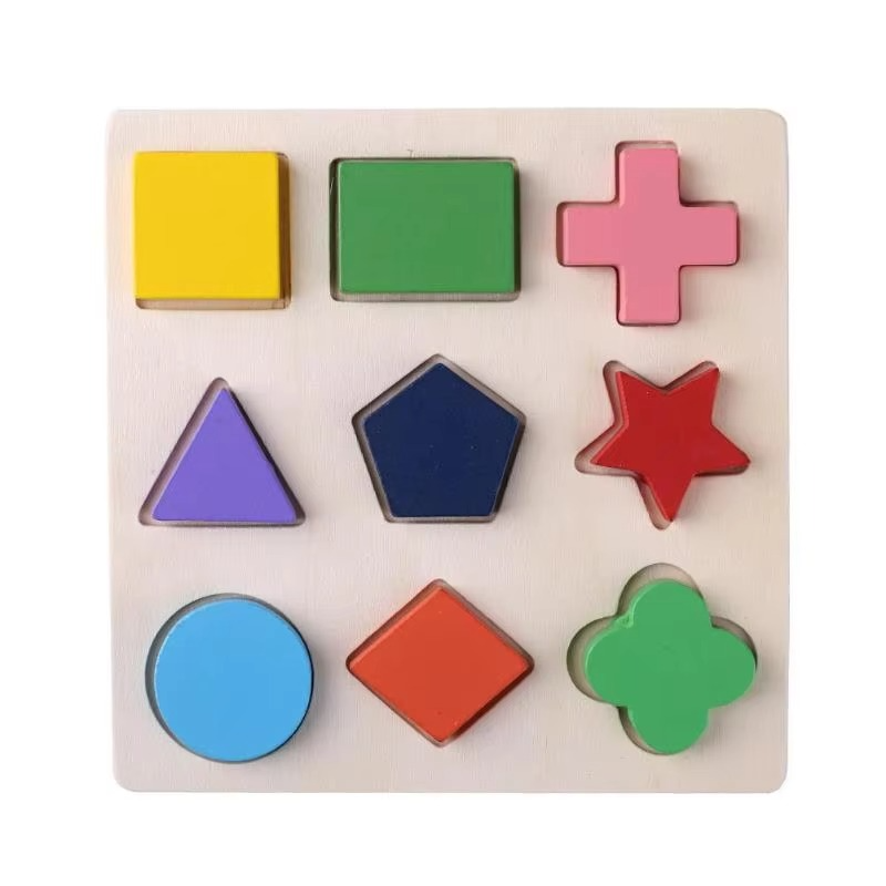 Montessori Toy Wooden Shape Sorting Puzzle | Formelo