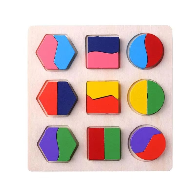 Montessori Toy Wooden Shape Sorting Puzzle | Formelo