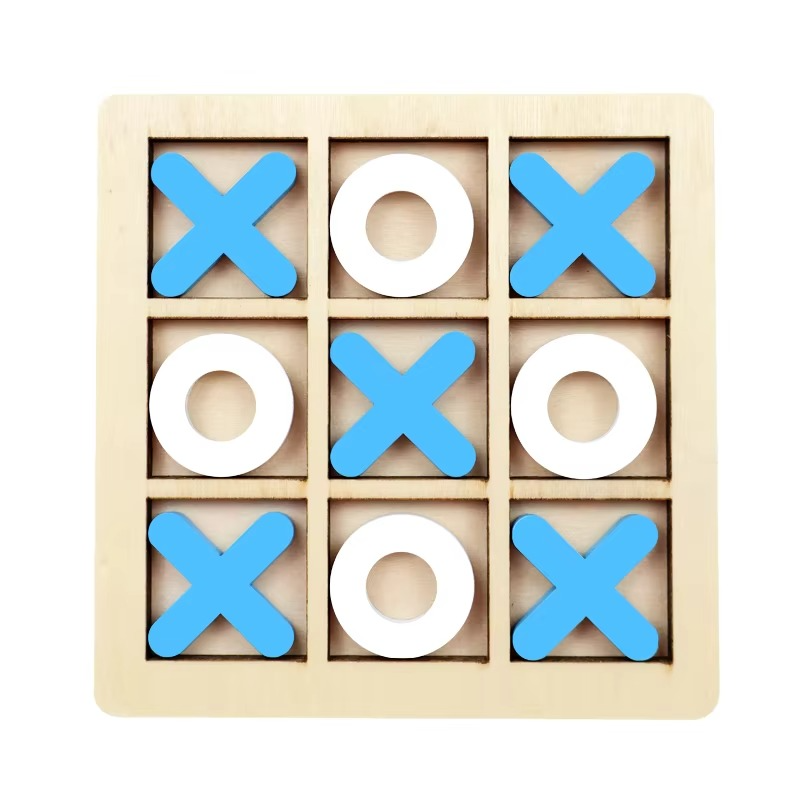 Montessori Toy Wooden Tic Tac Toe Game | Kidaro