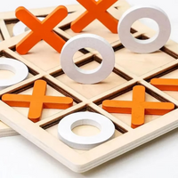 Montessori Toy Wooden Tic Tac Toe Game | Kidaro
