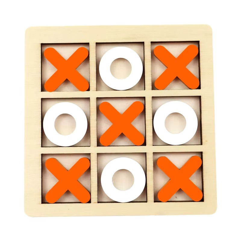 Montessori Toy Wooden Tic Tac Toe Game | Kidaro