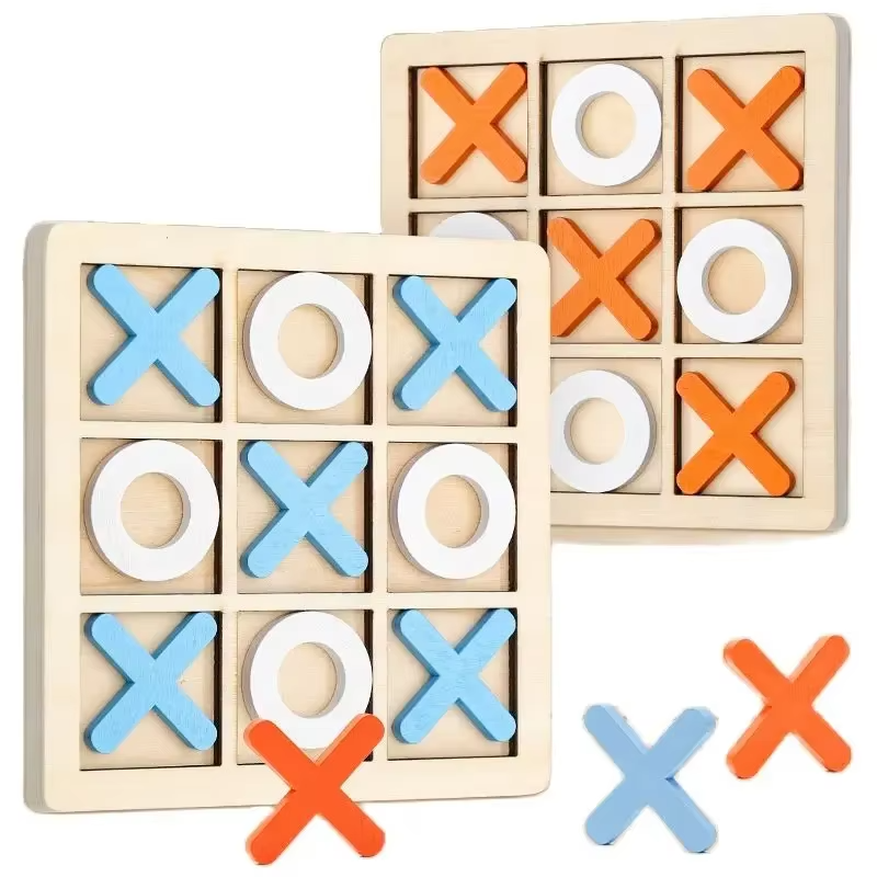 Montessori Toy Wooden Tic Tac Toe Game | Kidaro