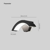 Motion Sensor Metal Wall Light Outdoor Nordic Design | Aldona