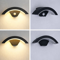 Motion Sensor Metal Wall Light Outdoor Nordic Design | Aldona