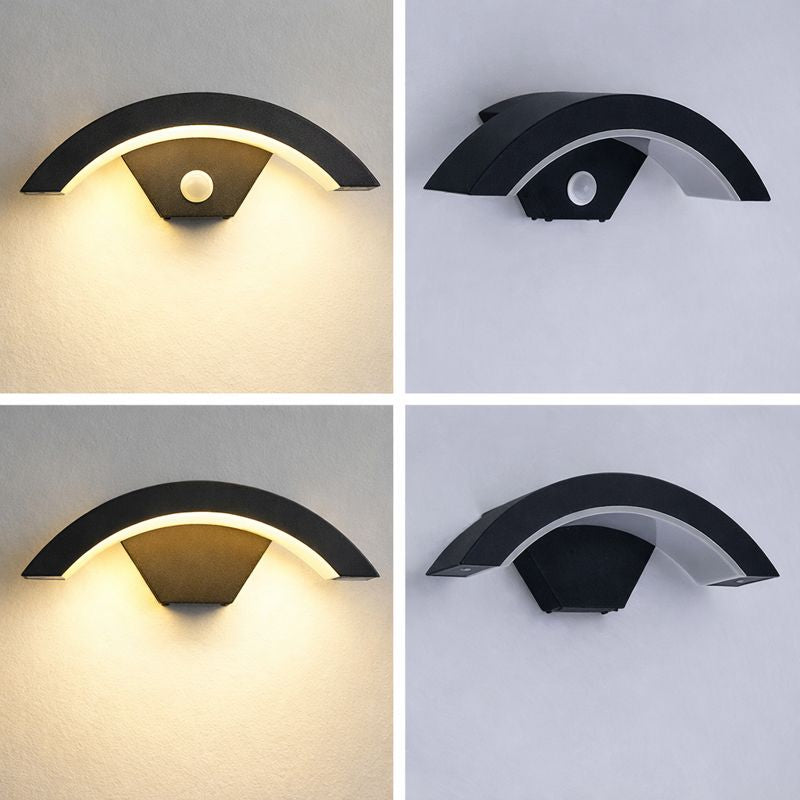 Motion Sensor Metal Wall Light Outdoor Nordic Design | Aldona
