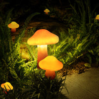 Mushroom Shape Garden Ground Light Outdoor Resin | Mycora