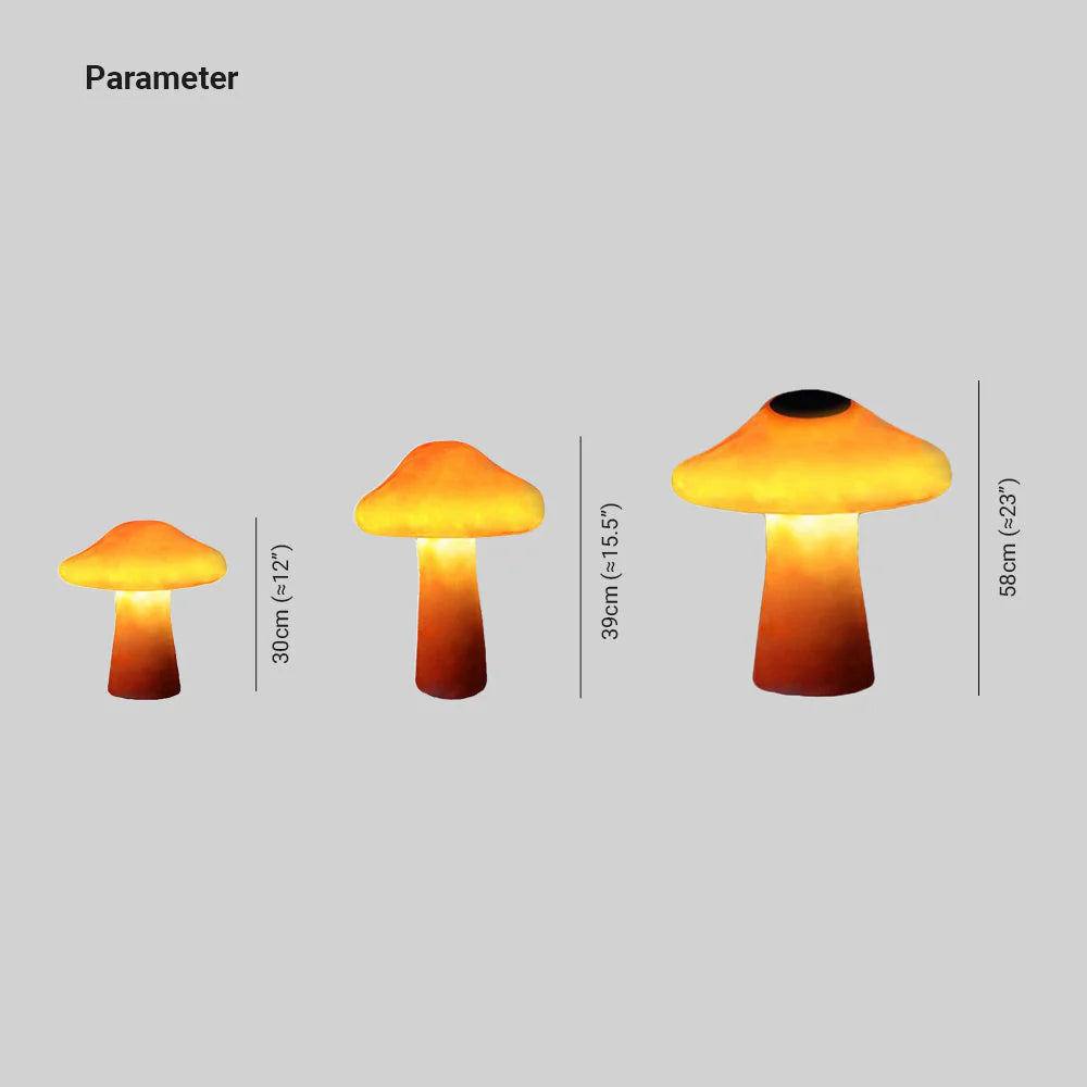Mushroom Shape Garden Ground Light Outdoor Resin | Mycora