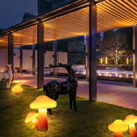 Mushroom Shape Garden Ground Light Outdoor Resin | Mycora