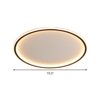 Nordic Ceiling Light with LED Dimmable Flush Mount | Zeyric