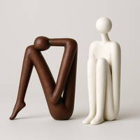 Ornament Sculpture Bookends Modern Shelf Decor | Nurivo