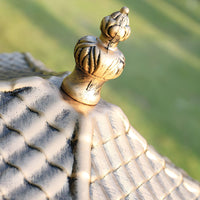 Outdoor Light Aluminium Pillar Lamp Cube Design | Terivo