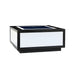 Outdoor Light Black Solar LED Pillar Acrylic Shade | Fivaro