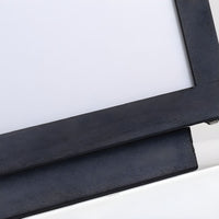 Outdoor Light Black Solar LED Pillar Acrylic Shade | Fivaro