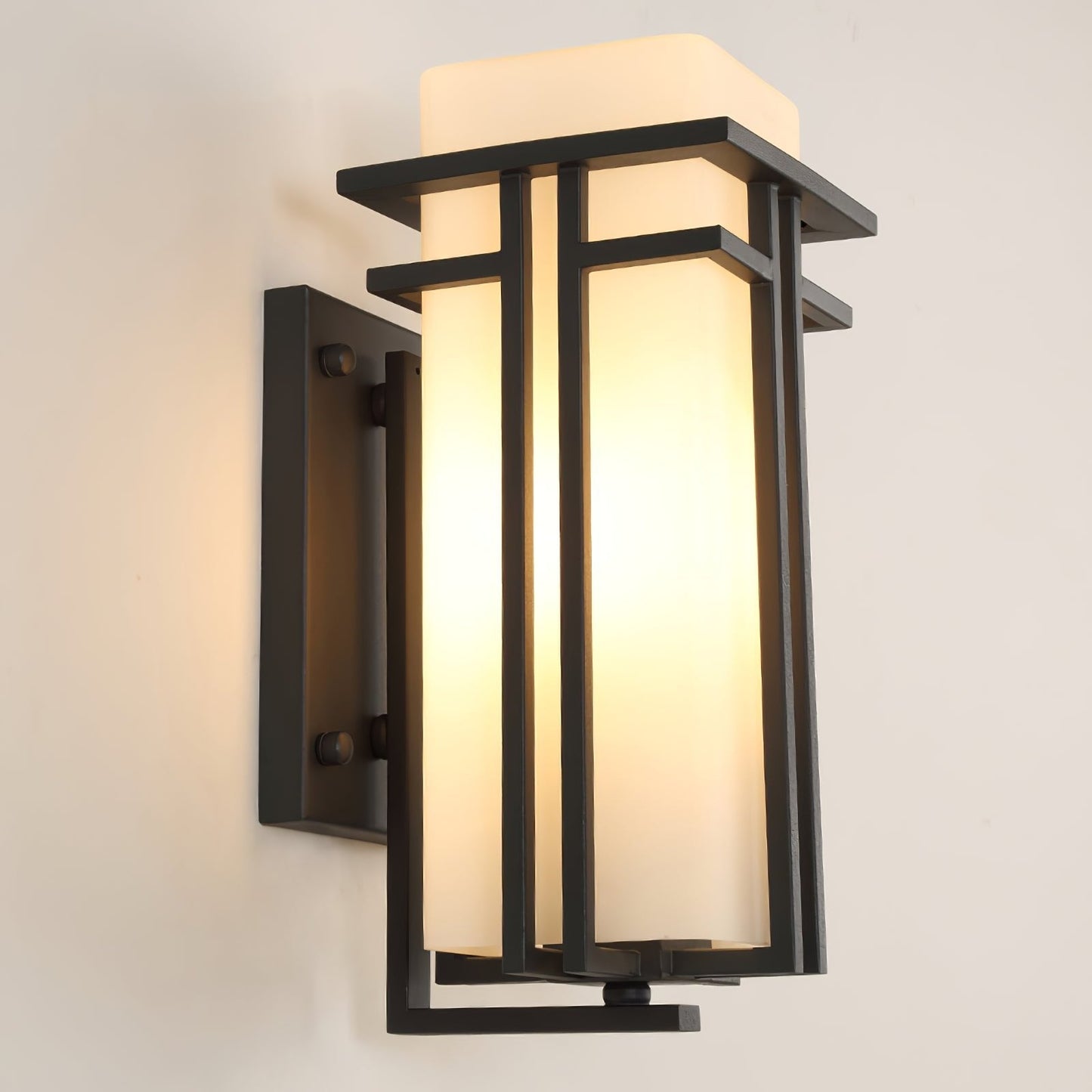 Outdoor Light Glass Retro Industrial Wall Style | Soviel