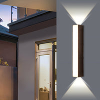 Outdoor Light LED Outdoor Wall Light Tube Minimalist | Brilora