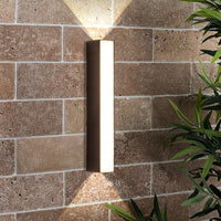 Outdoor Light LED Outdoor Wall Light Tube Minimalist | Brilora