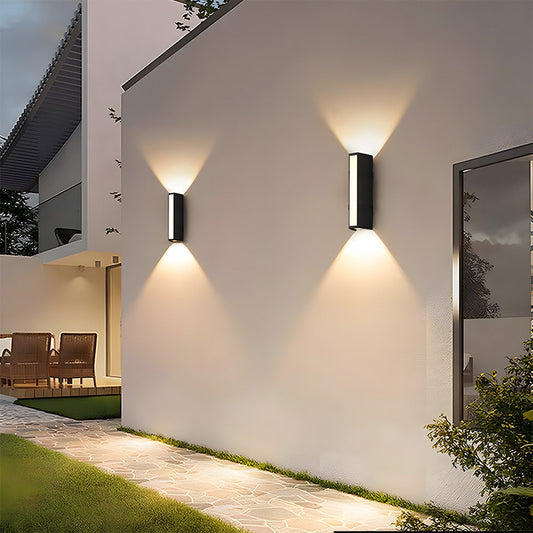 Outdoor Light LED Outdoor Wall Light Tube Minimalist | Brilora