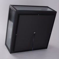 Outdoor Light Metal Pillar Nordic Square Solar LED | Zalvia