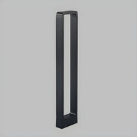 Outdoor Light Metal Pillar with Glass Shade | Clyvon