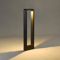 Outdoor Light Metal Pillar with Glass Shade | Clyvon
