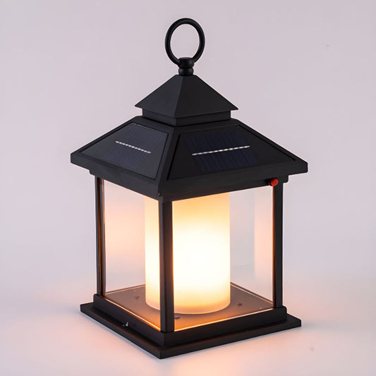 Outdoor Light Metal Solar Rectangle Modern Style | Krylen