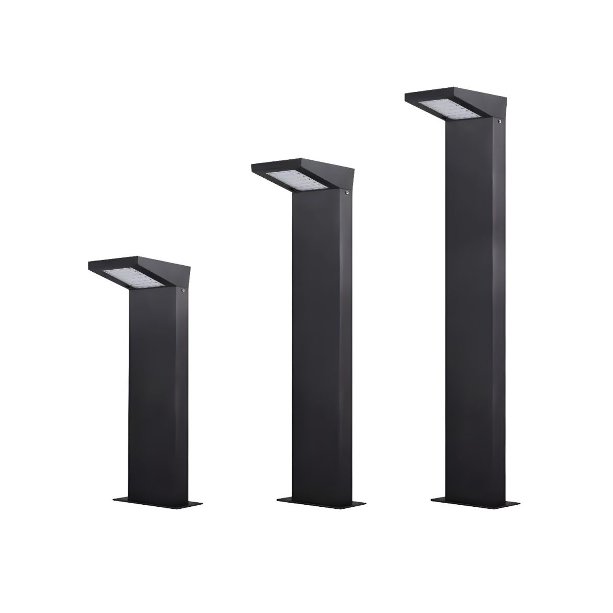 Outdoor Light Metallic LED Solar Stake Modern Style | Alrino