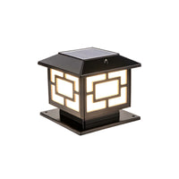 Outdoor Light Pier Mount Lamp Acrylic Single-Bulb | Clario