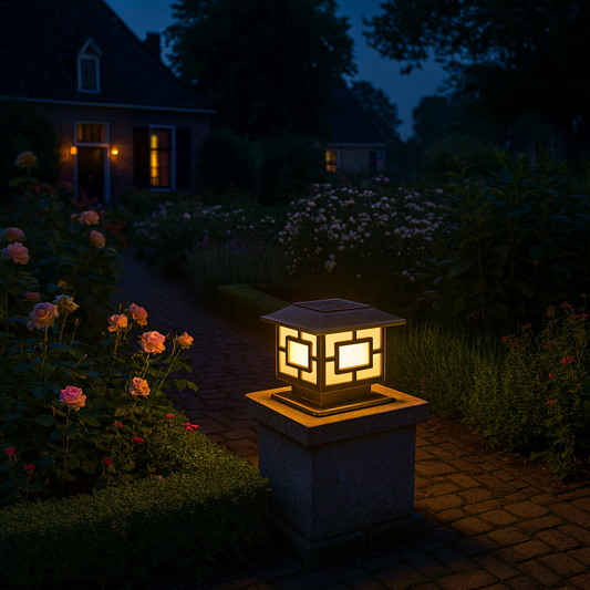 Outdoor Light Pier Mount Lamp Acrylic Single-Bulb | Clario