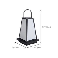 Outdoor Light Pillar Lamp Metal Solar Waterproof | Zarvio