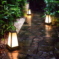 Outdoor Light Pillar Lamp Metal Solar Waterproof | Zarvio