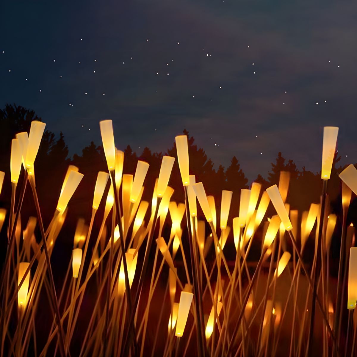 Outdoor Light Reed Shaped Ground Acrylic Minimalist | Zeylar